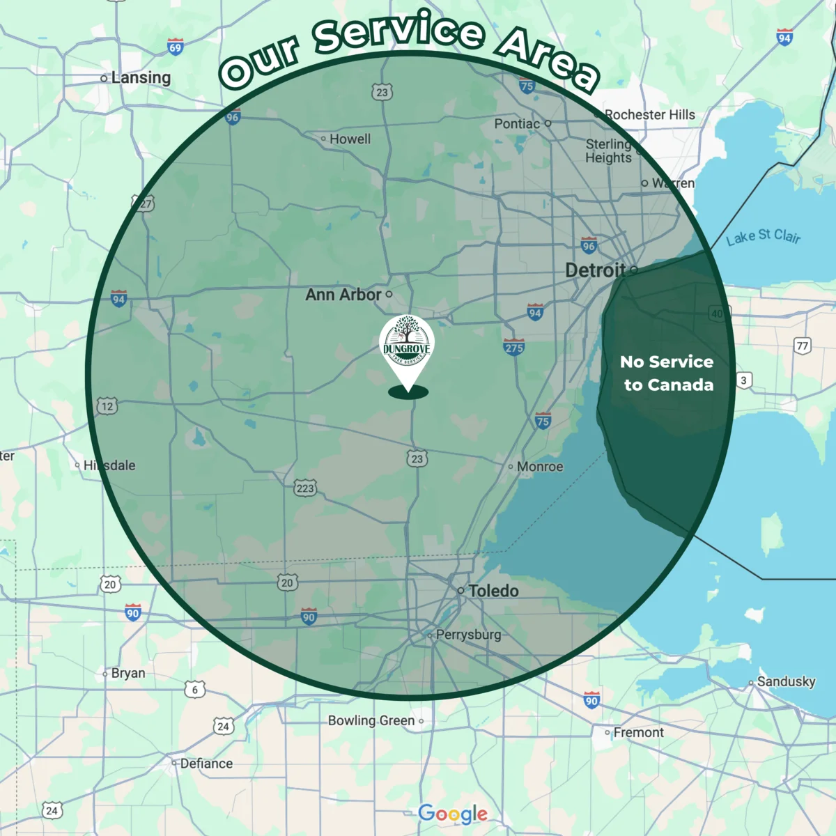 Service Area Map